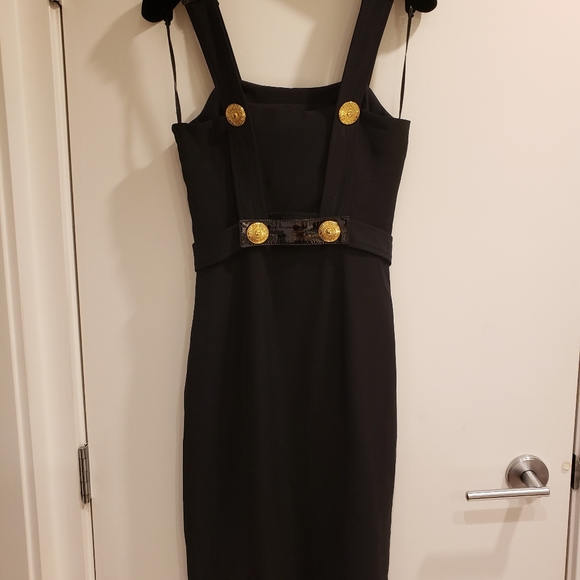 Versace×HM black shift dress, sz 4(xs-s) - Picture 2 of 5